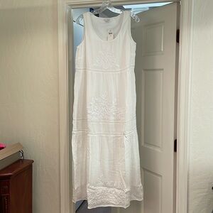 J. Jill White Maxi Dress